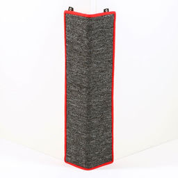 Когтеточка угловая, 67×14 см, большая, с пропиткой, цвет МИКС
