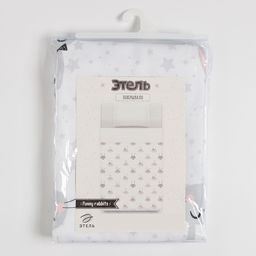 Покрывало детское Этель 1,5 сп Funny rabbits, 145х210 см, 100% хлопок  фото 4