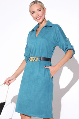 Платье Беатрис (бирюза) - Эльза фото 5