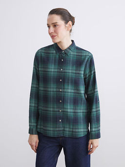 Ekose Kad?n Oduncu G?mlek