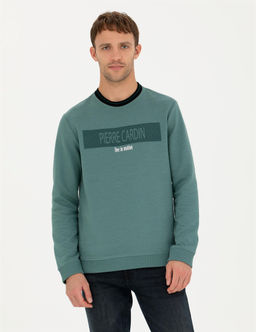 Ye_il Regular Fit Bisiklet Yaka Sweatshirt