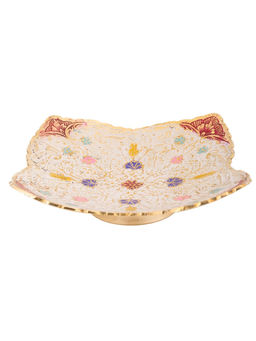 Ваза фруктовница набор из 2 штук. 5 №Фр 5241/4 (эмаль белая)