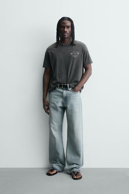 CAMISETA ESTAMPADOS LAVADOS / Antracita oscuro