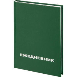 Ежедневник недатированный А5,128л.,55-65 г,бумвинил зеленый,Attache Economy  фото 2