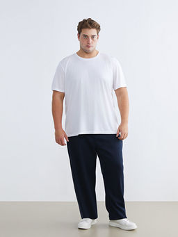 B?y?k Beden Bisiklet Yaka Erkek Spor Ti??rt