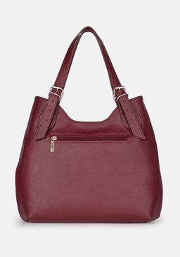 Сумка Модель №1457 | кожзам | гладкий | бордовый | Р831-43 | 31356 - L-craft фото 3