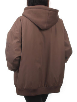 H24-283 BROWN Куртка демисезонная женская (100 гр. синтепон)