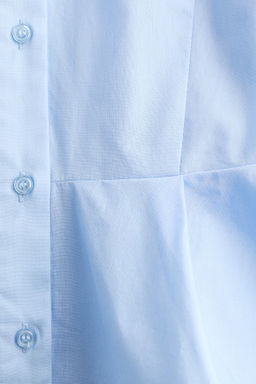 Poplin peplum shirt - H&m фото 4