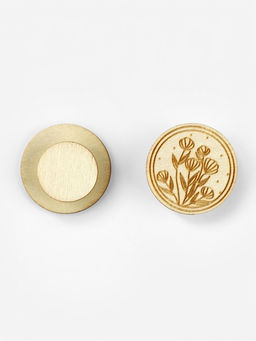 Игольница «Цветы» TEIRA, с магнитом, круглая, d=3 см, набор 2 шт., деревянная