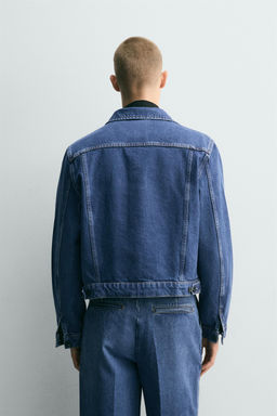 CAZADORA DENIM RELAXED FIT / Azul - Zara фото 3
