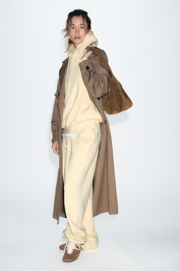 STRAIGHT PLUSH TROUSERS - Zara фото 19