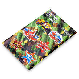 Цена за 20 шт. Наклейка для цветов и подарков 23 февраля 16?9.5 см