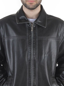 317956618 DK. GRAY Куртка из эко-кожи мужская