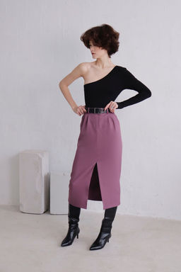 11586 Юбка миди-макси в цвете орхидея - Martichelli фото 14