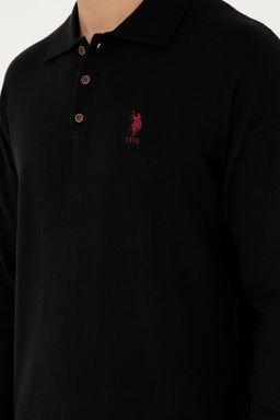 Erkek Siyah Basic Kazak - U.s. polo assn фото 7