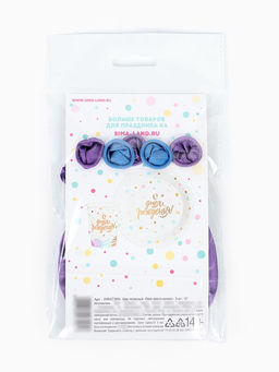 Цена за 2 шт. Воздушные шары латексные 12" «Папа просто космос», набор 5 шт.