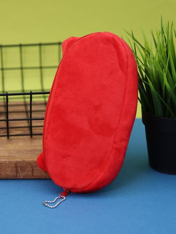 Пенал плюшевый "Fox", red (20*10 см)