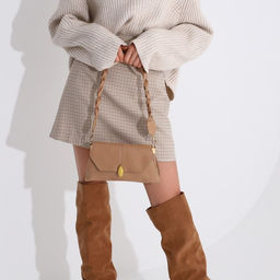 Сумка-мессенджер на клапане, цвет бежевый - Simaland фото 9