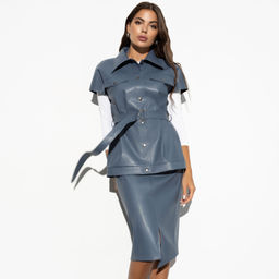 Жилет Трендовый стиль (с поясом) - Charutti фото 5