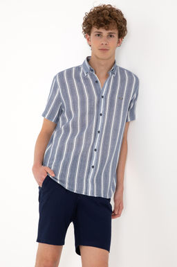 Erkek Lacivert K_sa Kollu G_mlek Sepette S_rpriz _ndirim - U.s. polo assn фото 3