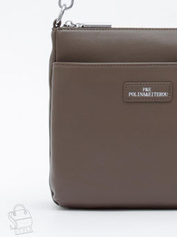 Сумка женская кожаная 2378Y d.apricot Polina&Eiterou