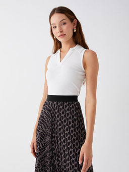 Kad?n Polo Yaka D?z Atlet