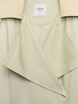 Плащ с акцентным воротником ZR2604102213-60 / Zarina  фото 10