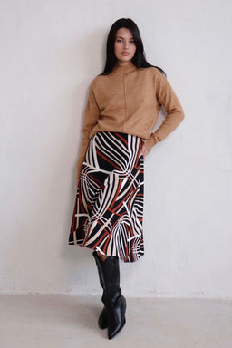 Юбка А-силуэта с принтом - Martichelli фото 56