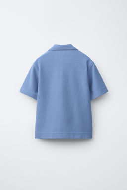 CAMISA BOWLING R?STICA / Azul - Zara фото 2