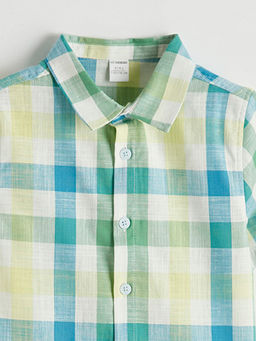 Ekose Desenli Erkek ?ocuk G?mlek