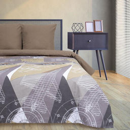 Постельное бельё Этель Механика, евро, 200 217 см, 240*220 см, 70 70 см (2 шт.), хлопок 100 %, бязь 125 г/м