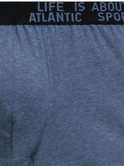 ATLANTIC 3MH-226 Трусы шорты Melange - набор 3 шт. зеленый меланж + винный меланж + голубой меланж  фото 8