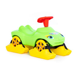 Каталка Мой любимый автомобиль со звуковым сигналом многофункциональная (зелёная) - Полесье фото 6