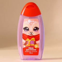 Пена для ванны детская, 250 мл, аромат ванильной снежинки, Чистое счастье