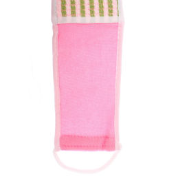 Цена за 2шт. Мочалка для тела "ULTRAMARIN VERONA", комбинированная, цвет розовый, 70*11см