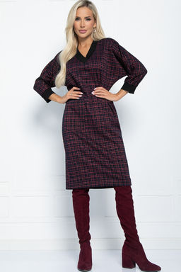 Платье Любите женщину (темно-бордовое) П11191 - Lt collection фото 7