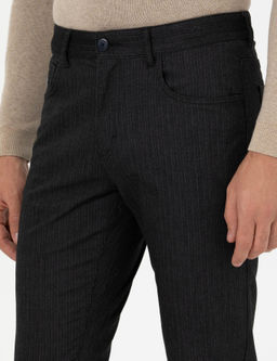 Брюки чинос узкого кроя антрацитового цвета - Cacharel фото 6