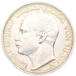 Монета 3 марки 1910 года A Германия (Гессен)