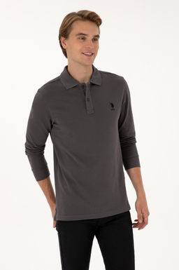 Erkek Gri Basic Sweatshirt Sepette S_rpriz _ndirim - U.s. polo assn фото 3