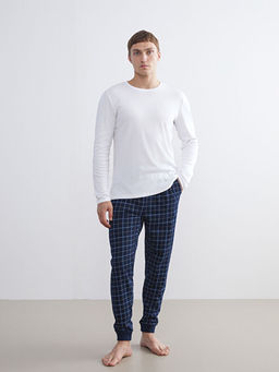 Standart Kal?p Ekose Erkek Pijama Alt