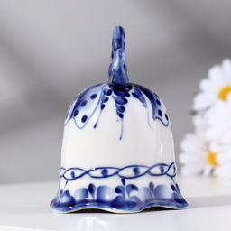 Колокольчик Бантик, H=10,5 см, гжель - Simaland фото 2