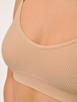 Топ на тонких бретелях в рубчик - My фото 43