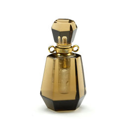 Парфюмерный флакон-кулон из раухтопаза 20*14*38мм