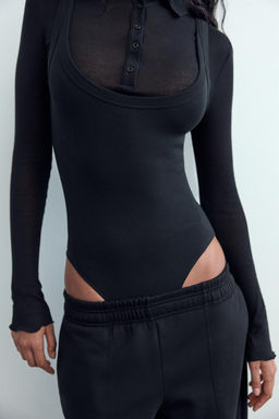 STRAIGHT-LEG PLUSH TROUSERS - Zara фото 3