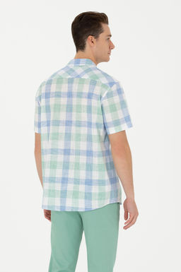 U. S. Polo Assn Мужская рубашка Saks с коротким рукавом - U.s. polo assn фото 19
