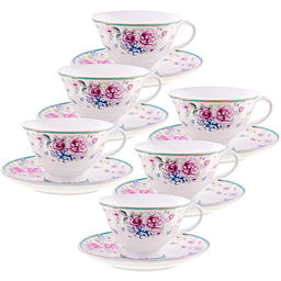 29190 Чайный набор 12пр 220мл фарфорПРЕМИУМ LR(х8)