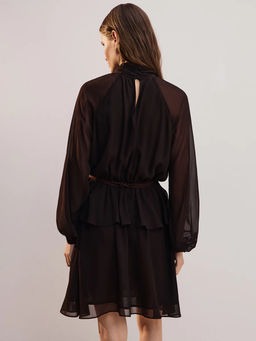 Платье мини с поясом / Zarina  фото 8