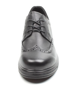 03-5063 BLACK Полуботинки женские (натуральная кожа)