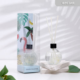 Диффузор ароматический с наполнением Natural, 50 мл, фрезия, Богатство Аромата