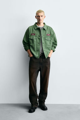 WASHED PATCH JACKET